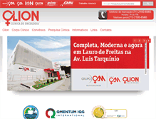 Tablet Screenshot of clion.com.br